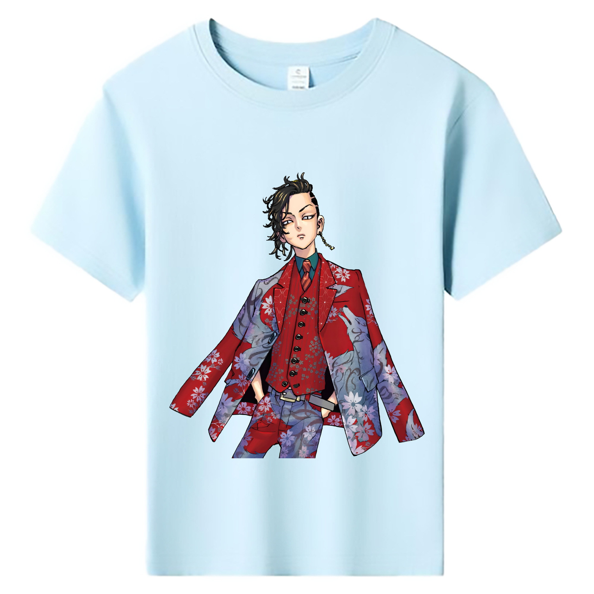 （画像用） 東京リベンジャーズ Tokyo Revengers 綿100％キッズTシャツ（フロントプリント）